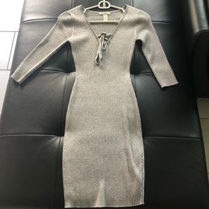 Silver sparkly dress
